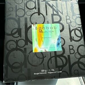 Baobab rainforest candle. Max 10 1.1lbs 500g